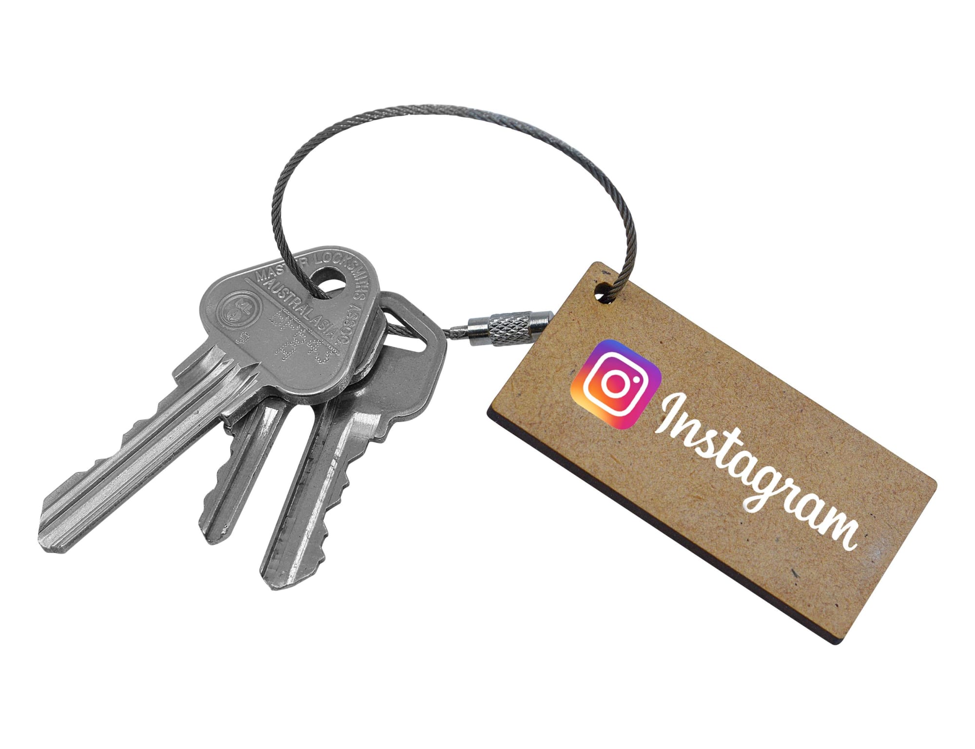 Byron Keyring – Rectangle