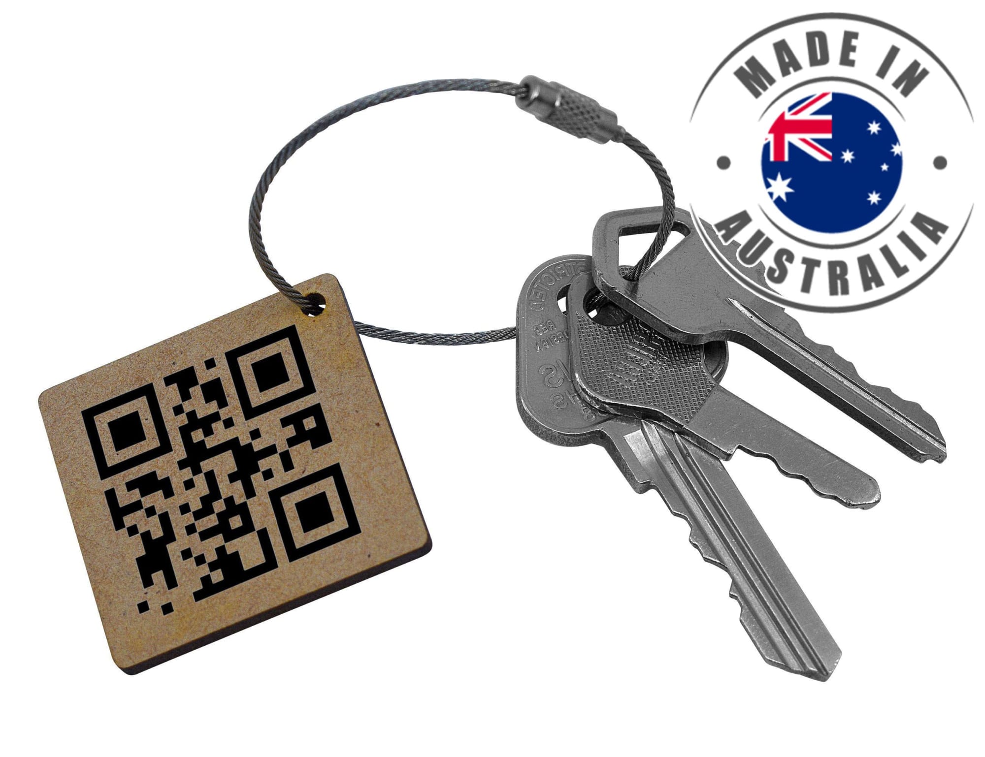 Byron Keyring – QR Code