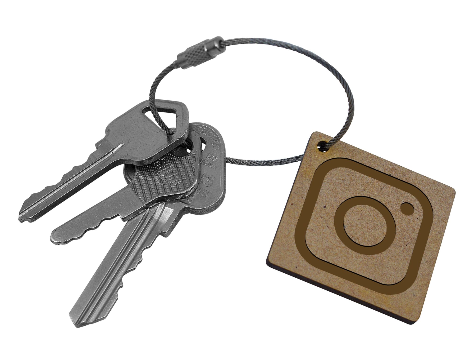 Byron Keyring – QR Code