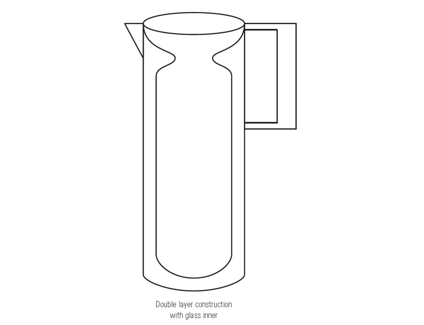 Alternative view of Stainless Steel Vacuum Jug 1lt