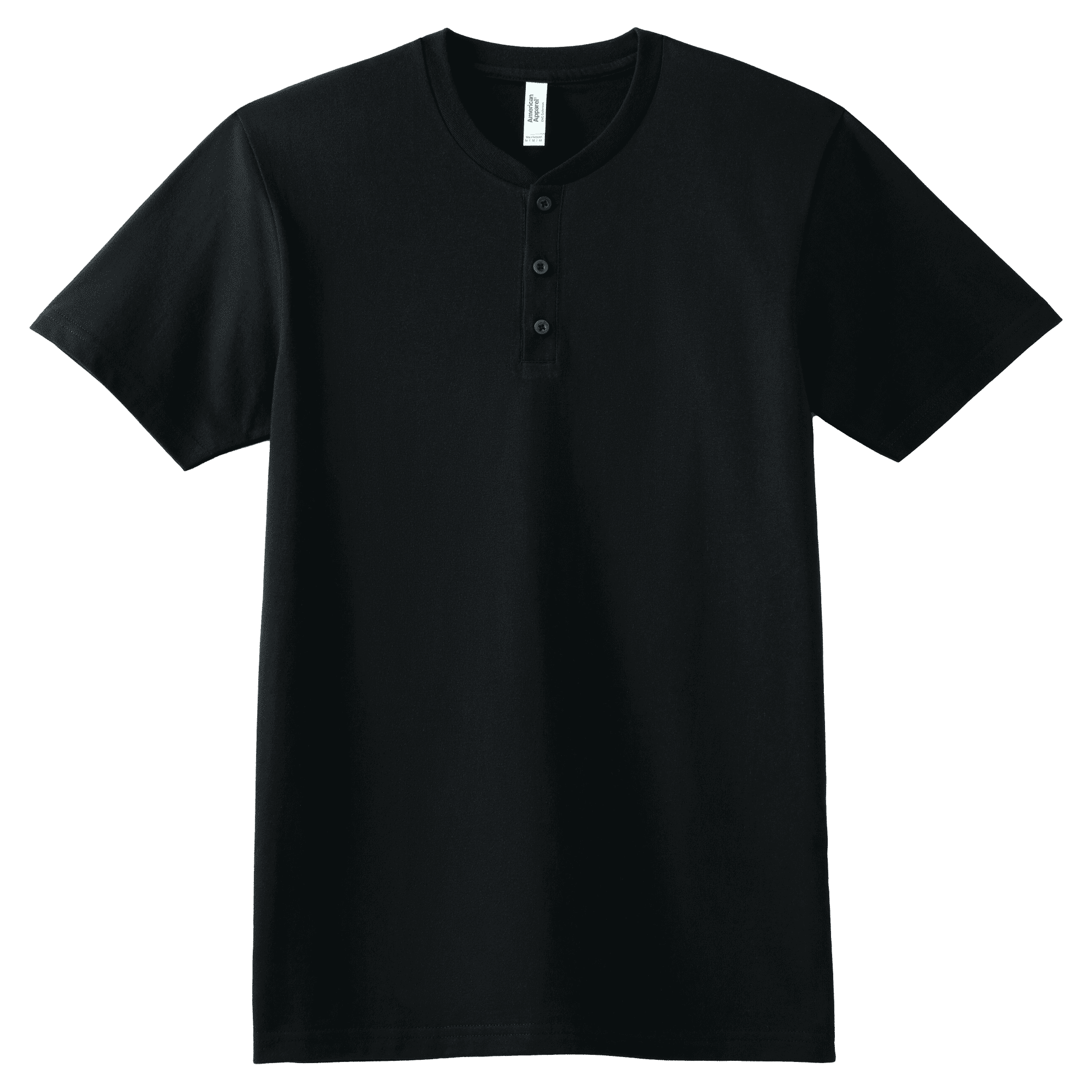 American Apparel CVC Unisex Henley T-shirt