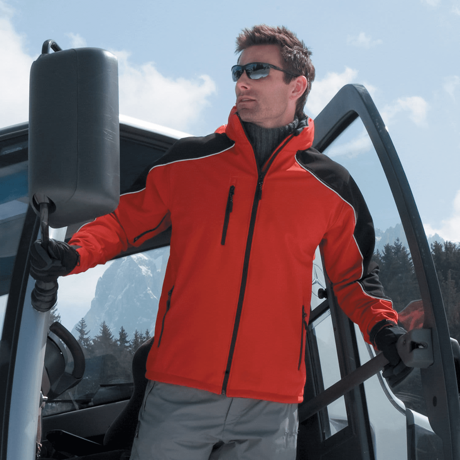 Adult Ice Fell Hooded Softshell Jacket
