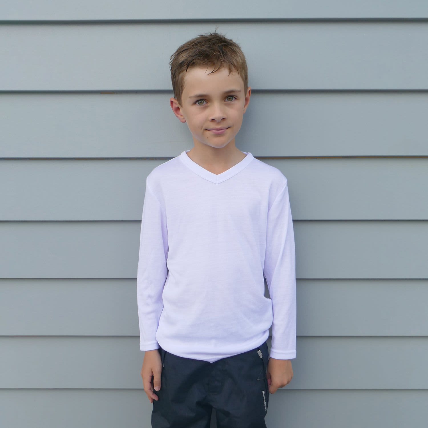 Workguard Youth Longsleeve V-Neck Thermal