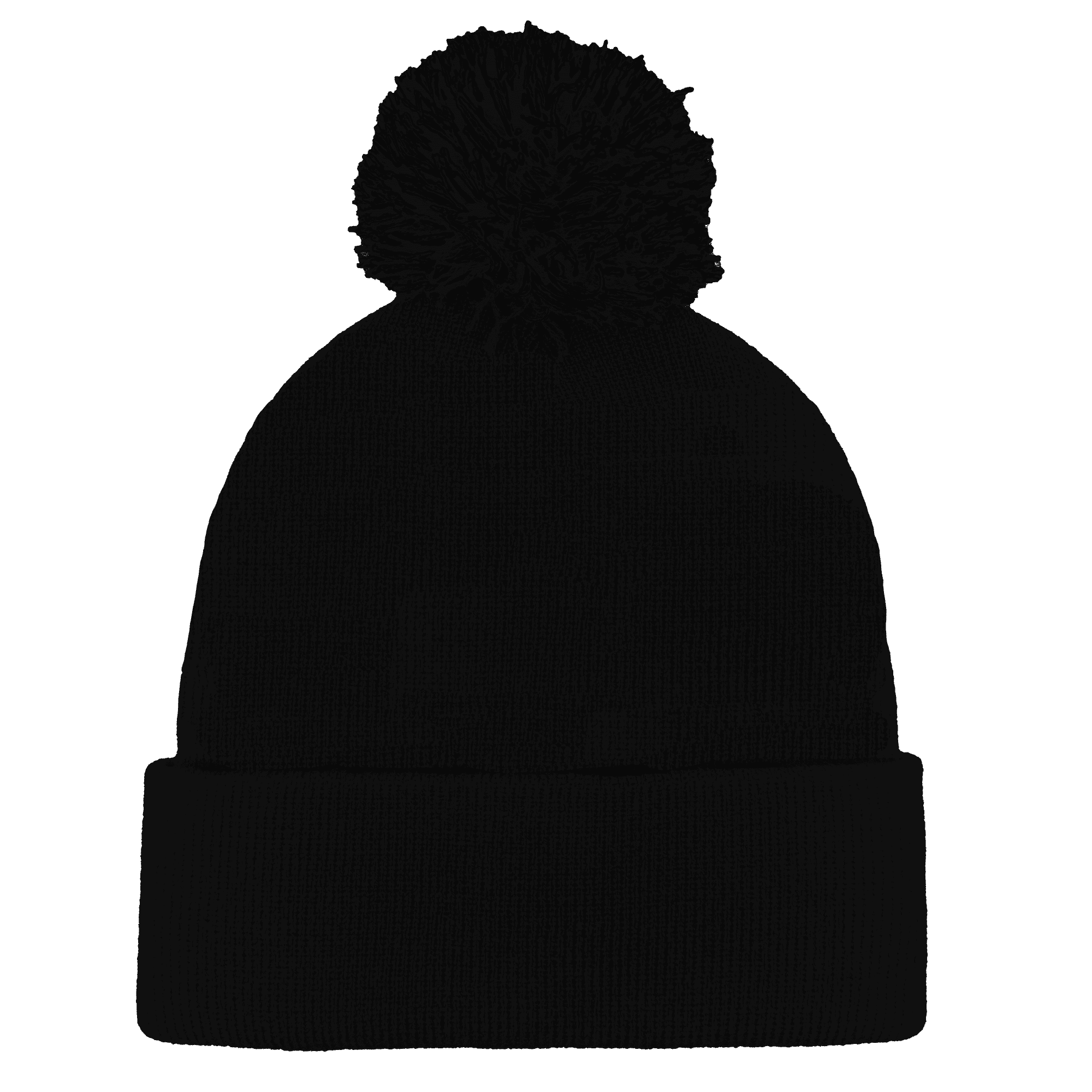 Headwear24 Cuffed Knitted Pom Pom Beanie