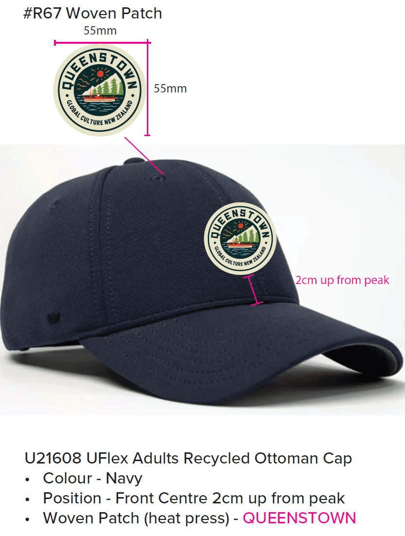 GC U21608R Navy Cap With Round Queenstown Adhesive Patch