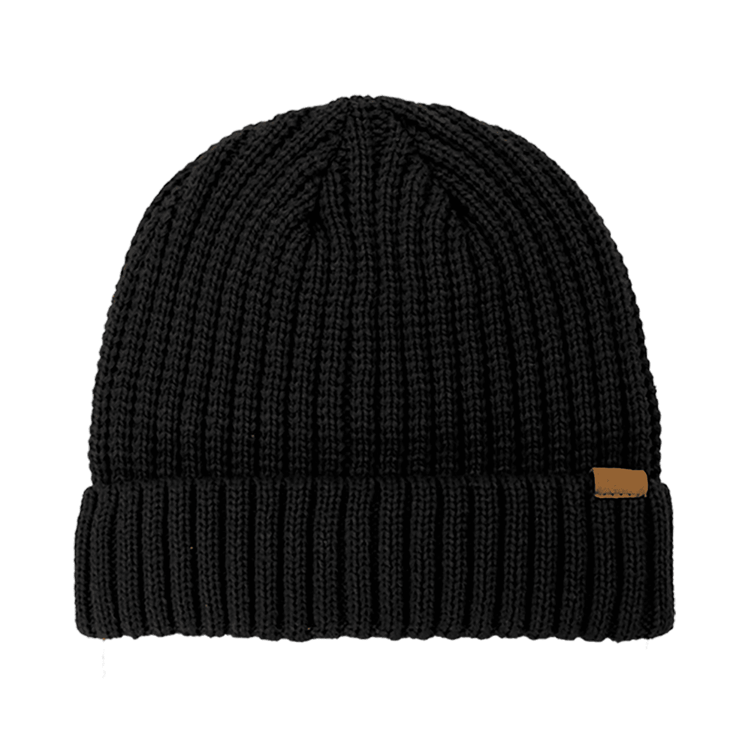 Rib Knitted Cuffed Beanie