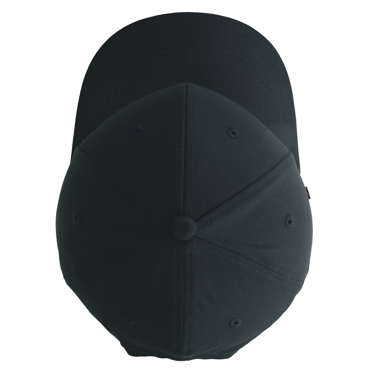 A dark green classic 6-panel cap featuring a rounded crown and curved brim. It has a logo on the side.