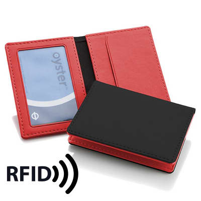 Vivid Deluxe ID Window Card Holder with RFID Protection