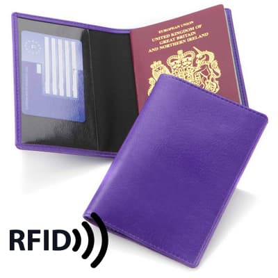 Vivid Economy Passport Wallet with RFID Protection
