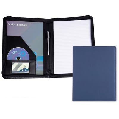 Vivid A4 Zippered Compendium