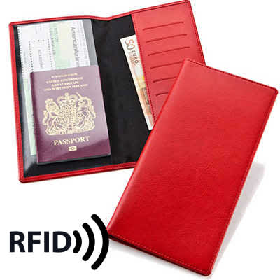 Vivid Travel Wallet with RFID Protection
