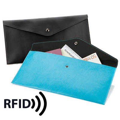 Vivid Deluxe Envelope Document Wallet with RFID Protection