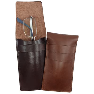 Premium Leather Glasses Slip Case
