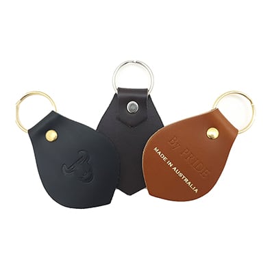 Rustic Tear Drop Keyring (Australian Made)
