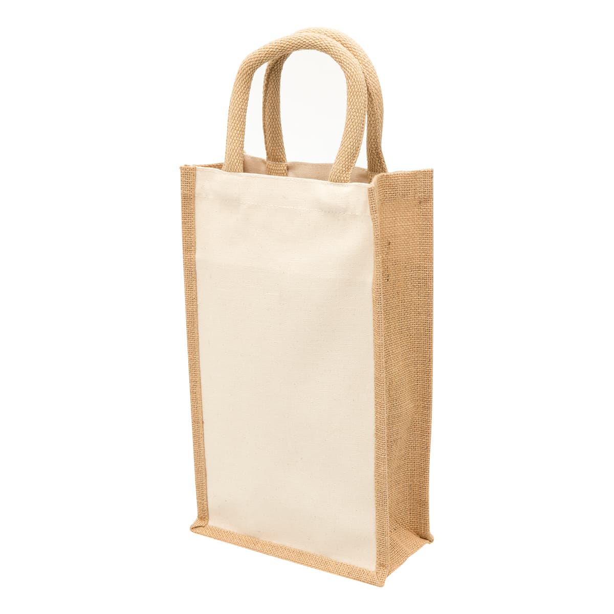 Jute Two Bottle Carrier