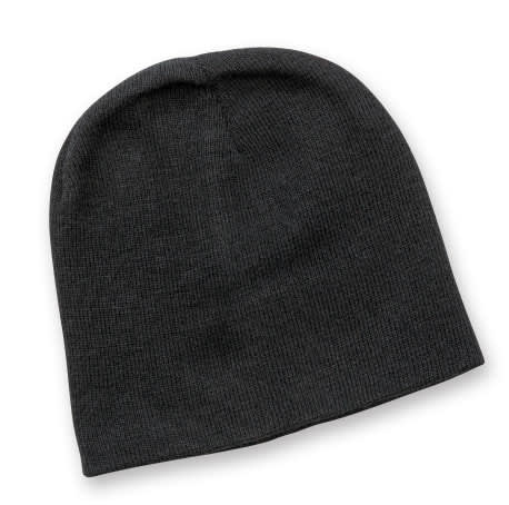 Plush Merino Beanie   Black