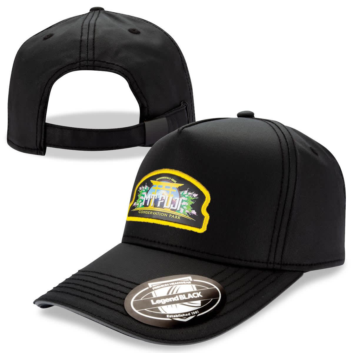 Harley Cap   Black Reflective Silver