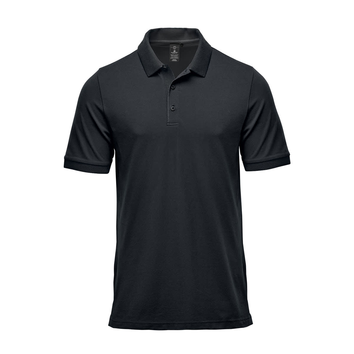 Mens Ferrera S/S Polo Black 2 Xl