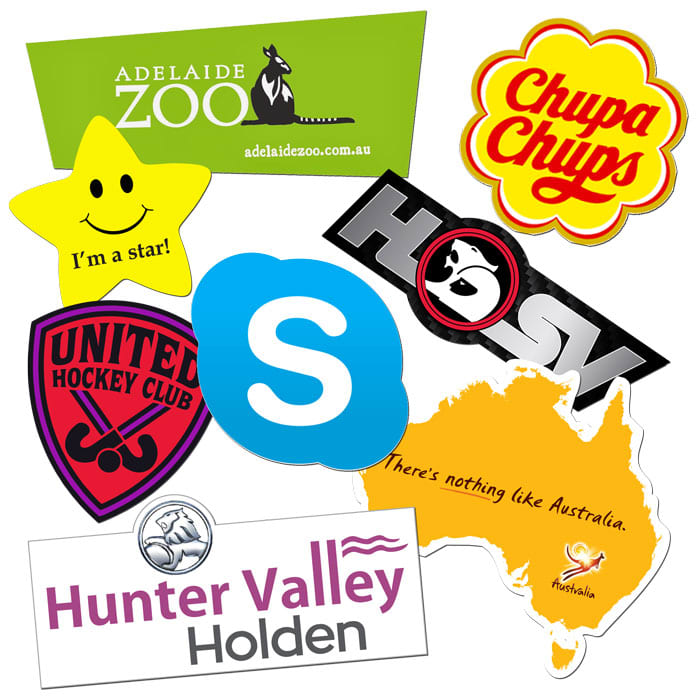 Custom Shape Vinyl Stickers