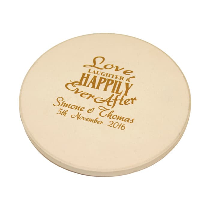 Absorbent Stone Coaster - Round | KRSA