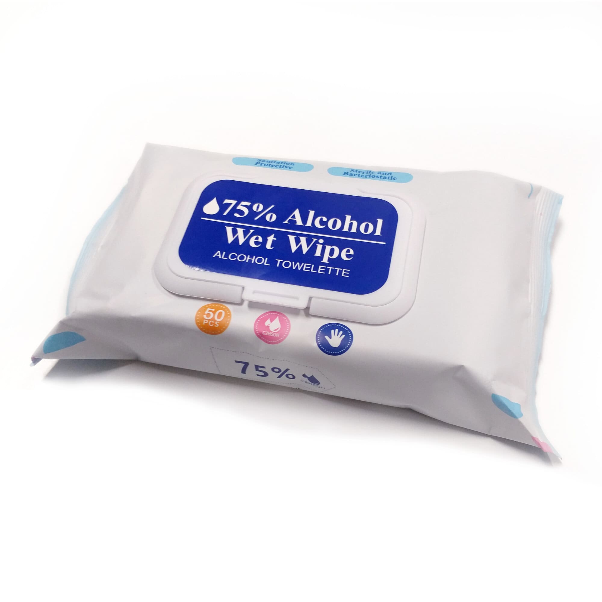 Alcohol Wipes - 50 Pack