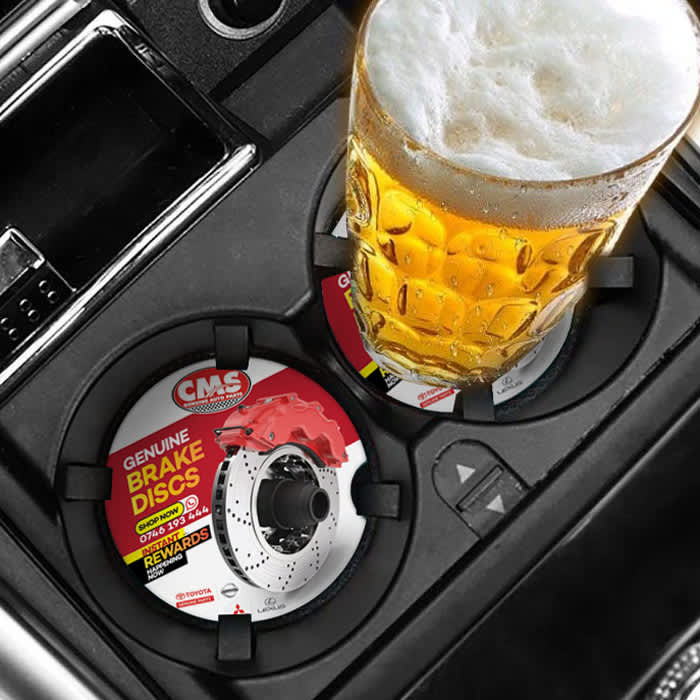 Full Colour Car Cup Coasters | CCCS