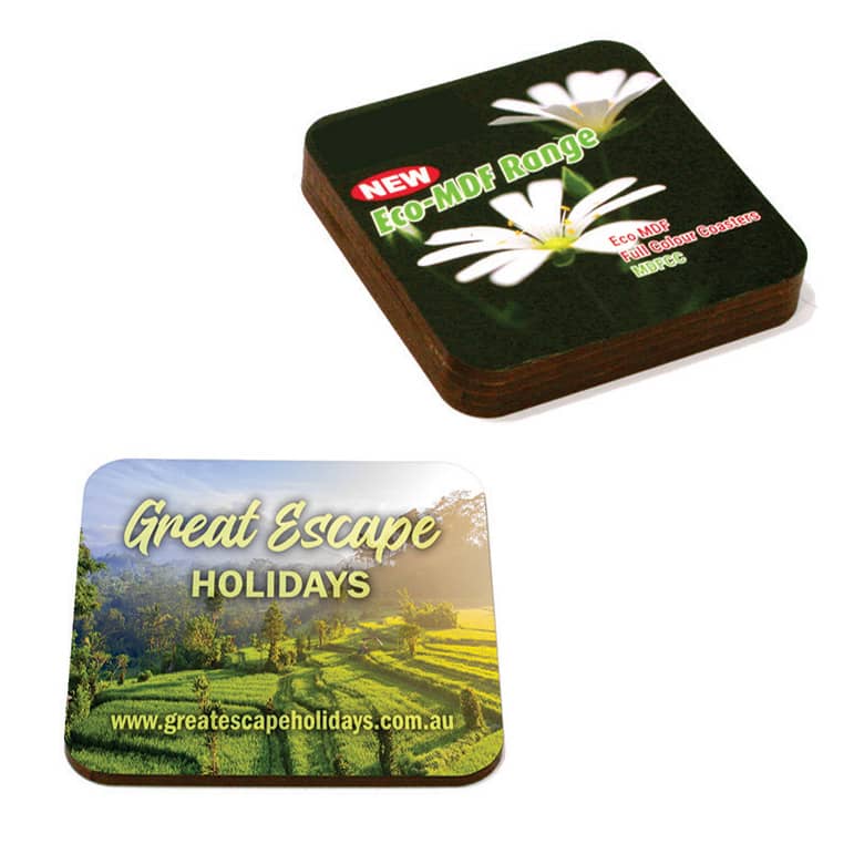 Eco MDF Full Colour Coasters | MDFCC