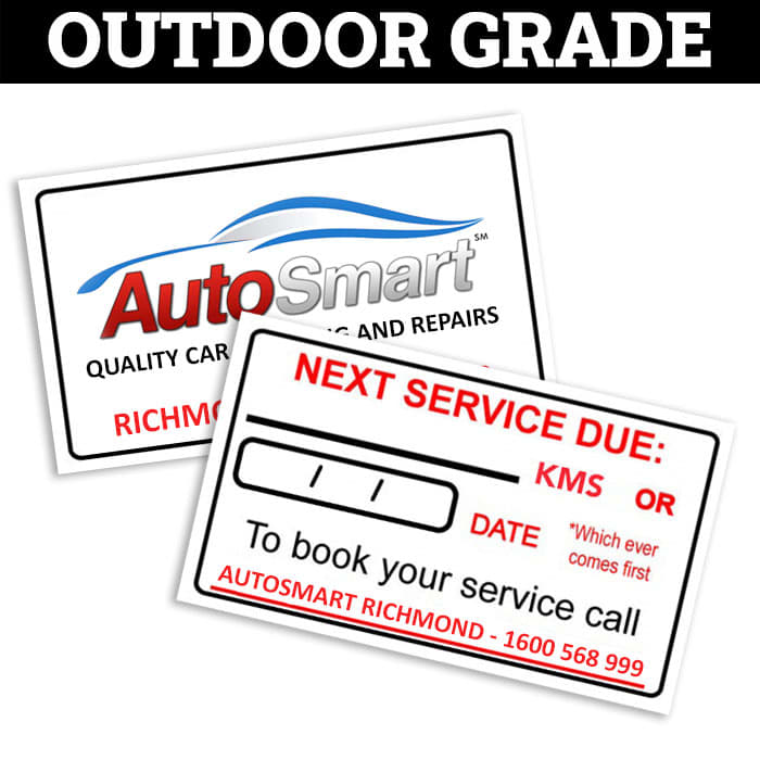 Service Stickers - 70 x 45mm