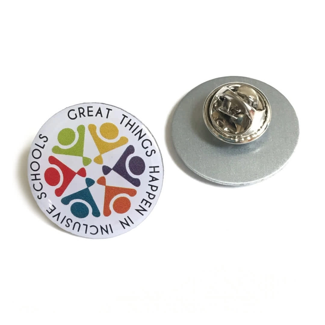 Stainless Steel Printed Lapel Pin | SSLP