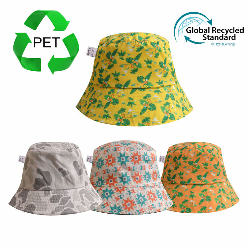 Recycled Fibre Sublimation Printed Bucket Hat | RSBH