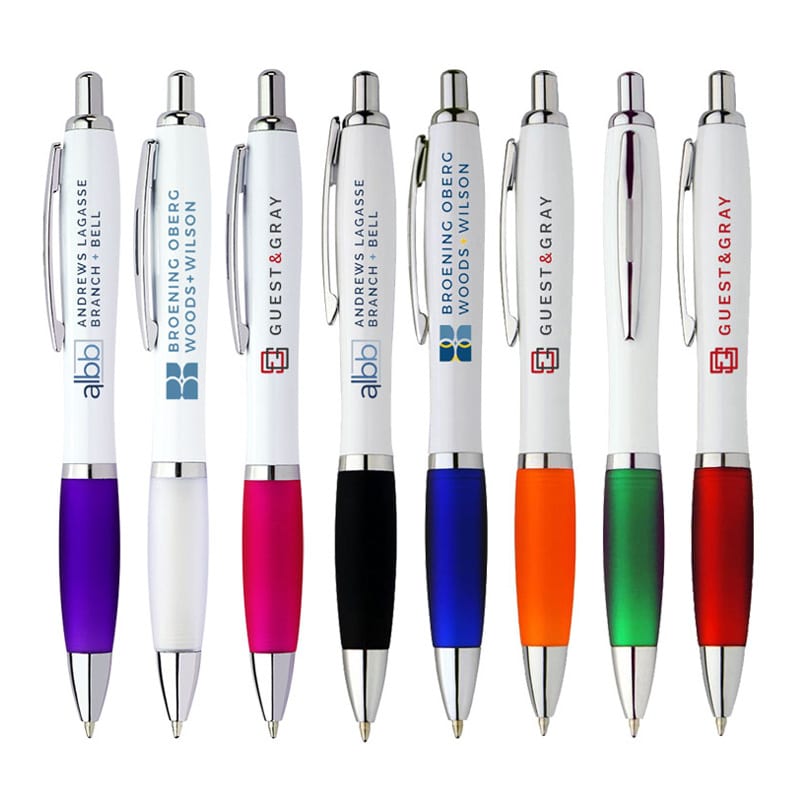 Allegra White Plastic Pen | WPP08