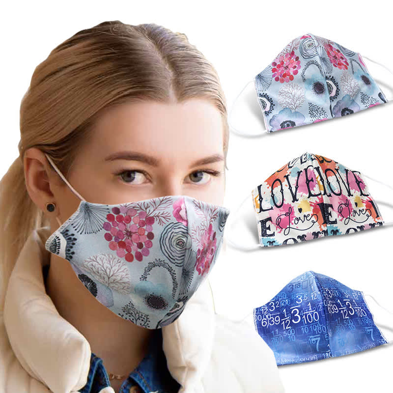 2-Ply Fabric 3D Fitted Face Masks - Non Medical | F3FM