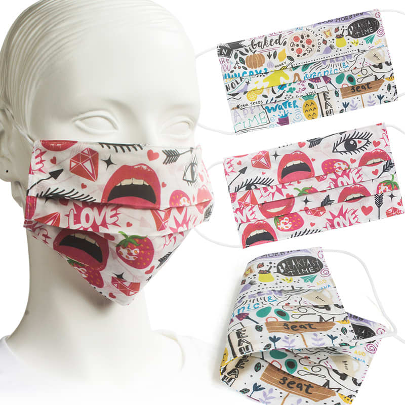 Surgical Style Digital Print Cotton Face Masks | SDCFM