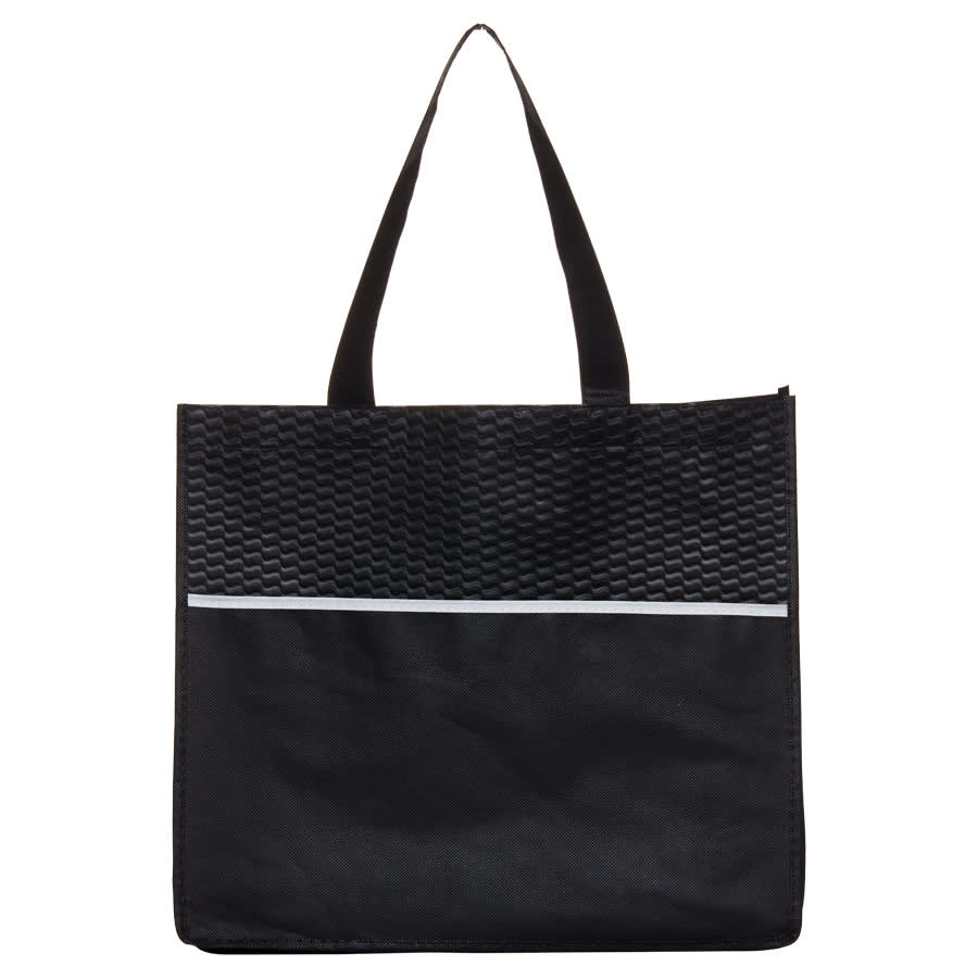Shopping Tote Bag with Waves - B563 Image