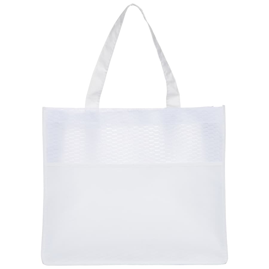 Shopping Tote Bag with Waves - B563 Image