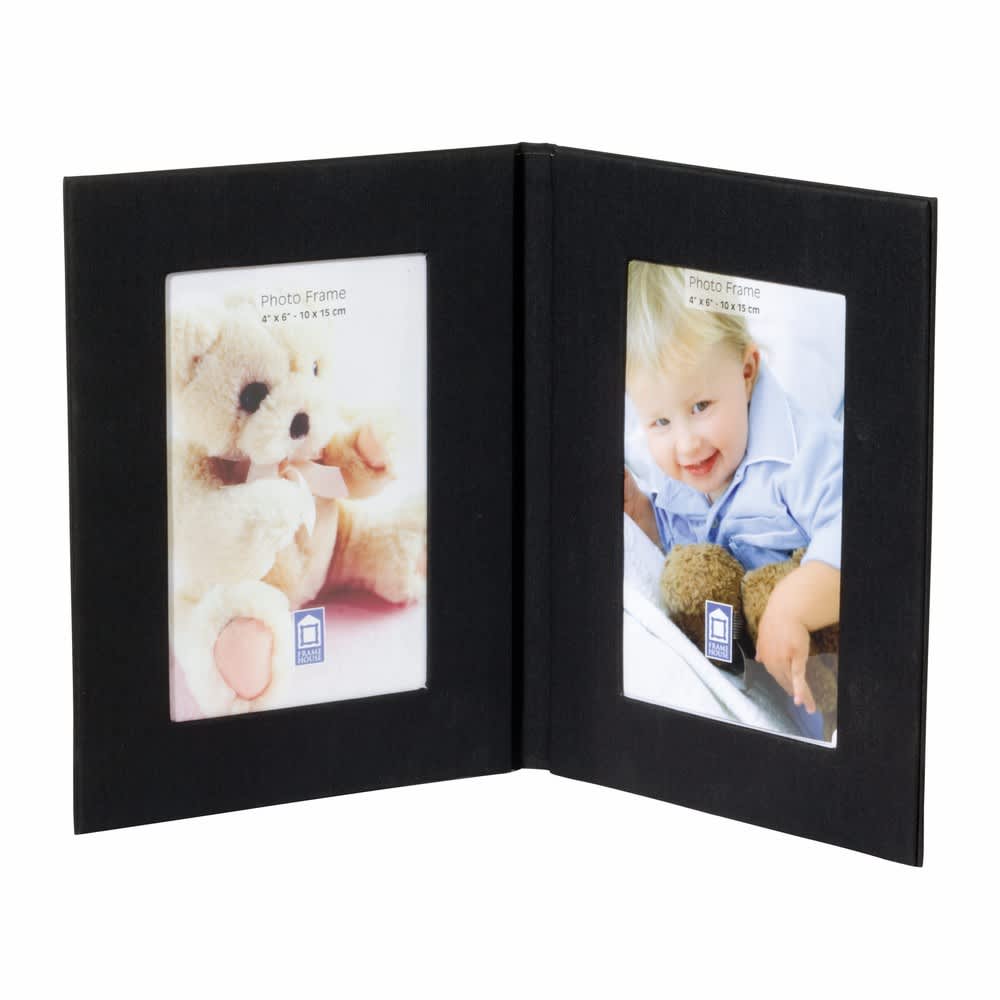 Fabric Twin Photo Frame