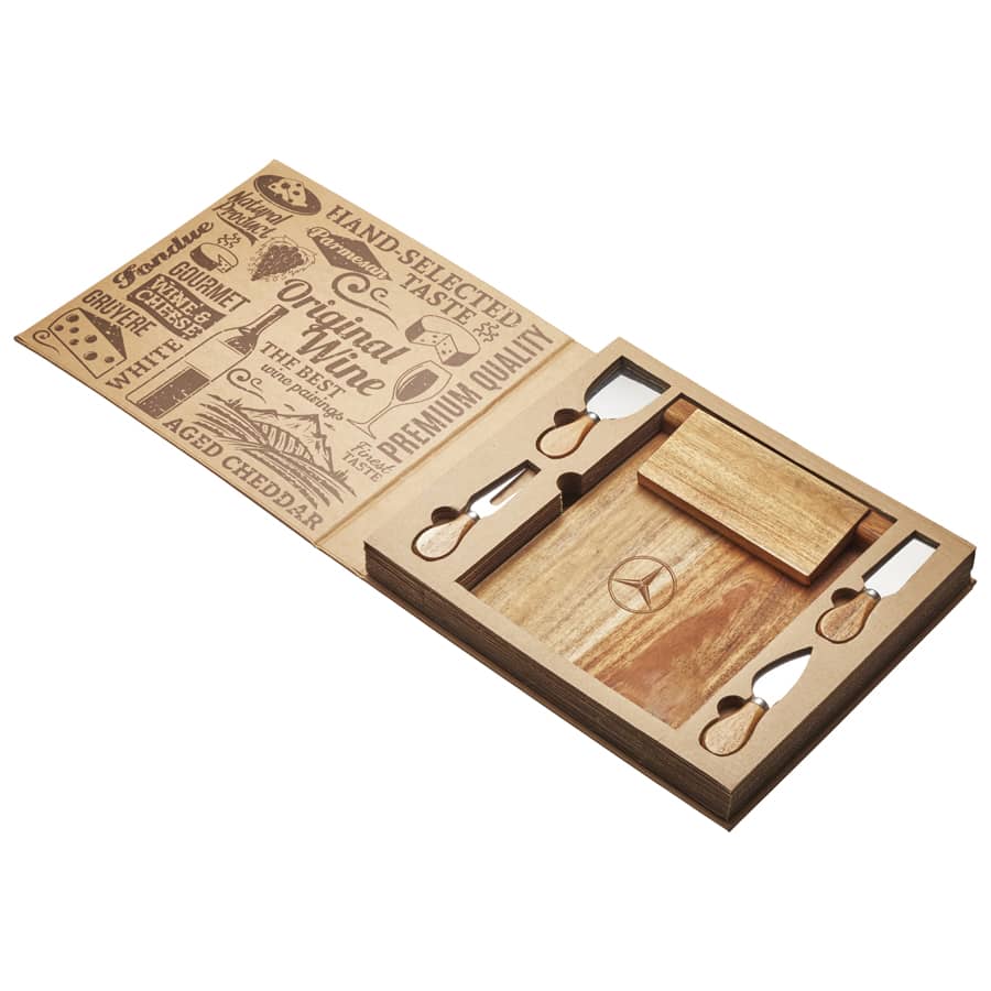St. Andrews Magnetic Cheeseboard and Knife Set - D388 Image
