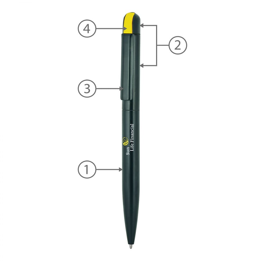 BND62 FOLK, TWIST METAL BALL PEN - image 56