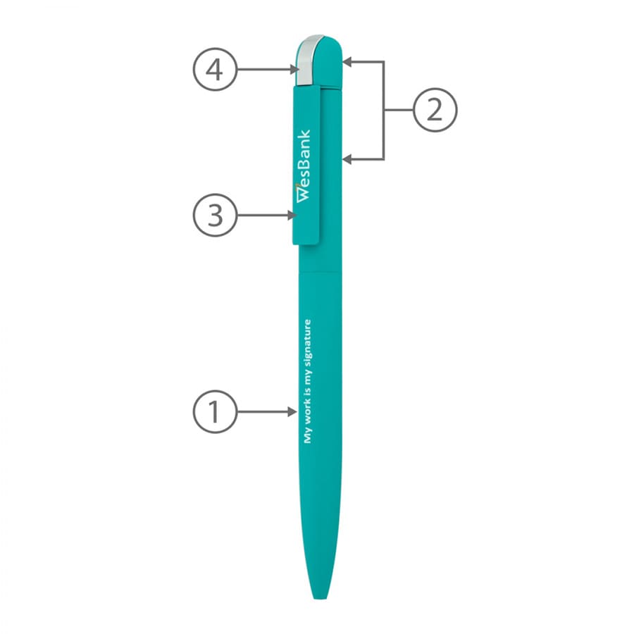 BND62 FOLK, TWIST METAL BALL PEN - image 57