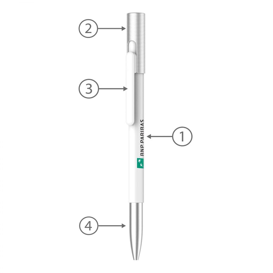 BND68 CLAS PUSH METAL BALL PENq - image 13