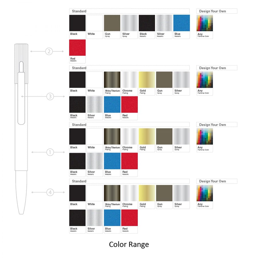 BND68 CLAS PUSH METAL BALL PENq - image 18