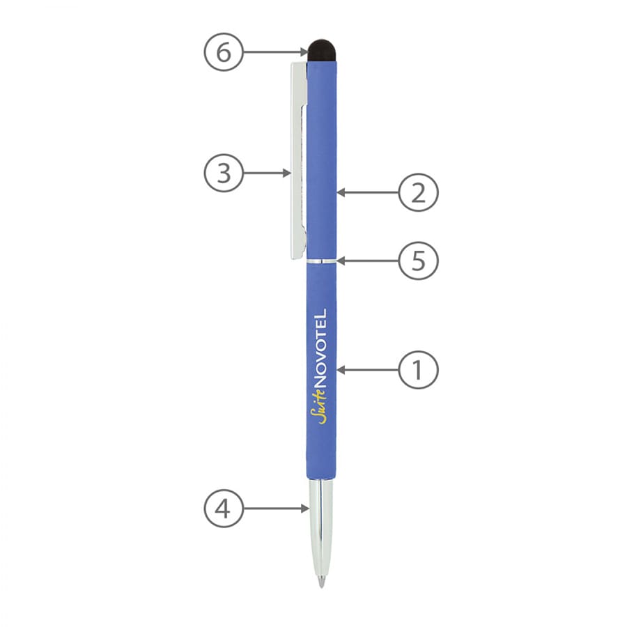BND71S CLAP STYLUS THIN TWIST METAL BALL PEN - image 41