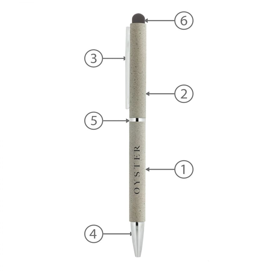 BND71XLS CLAP STYLUS TWIST METAL BALL PEN - FD71XLS.MTO Image 