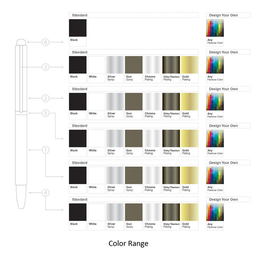 BND71XLS CLAP STYLUS TWIST METAL BALL PEN - FD71XLS.MTO Image 