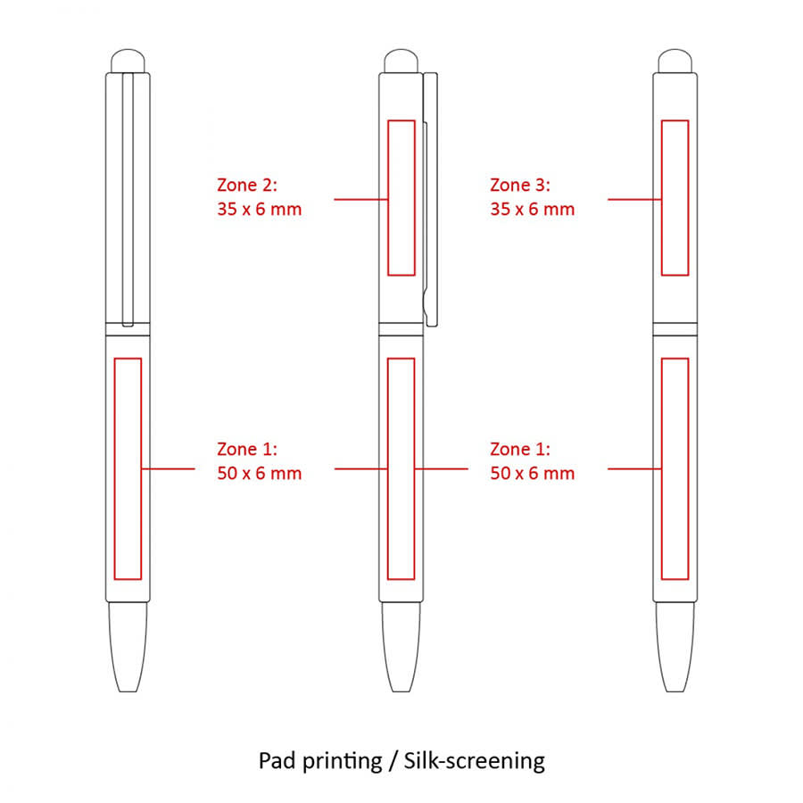 BND71XLS CLAP STYLUS TWIST METAL BALL PEN - FD71XLS.MTO Image 