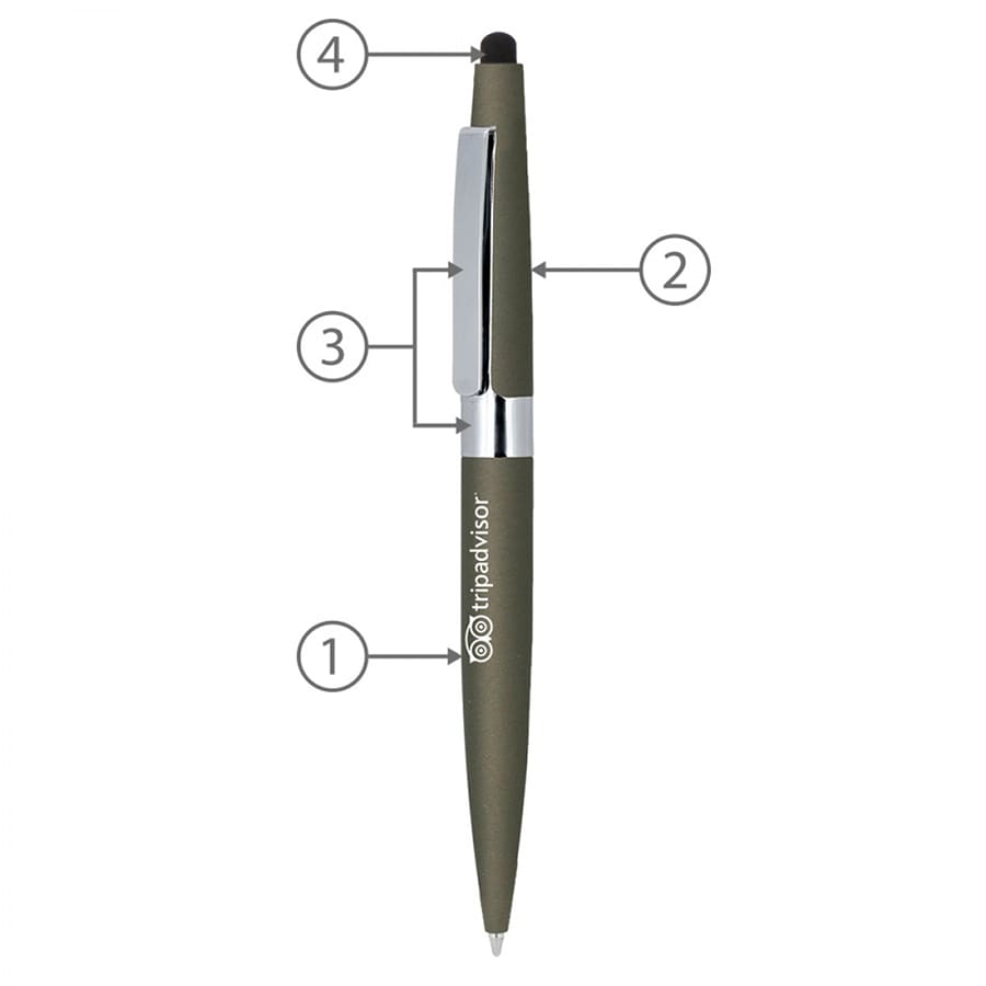 BND77S PERI STYLUS, TWIST METAL BALL PEN - image 35
