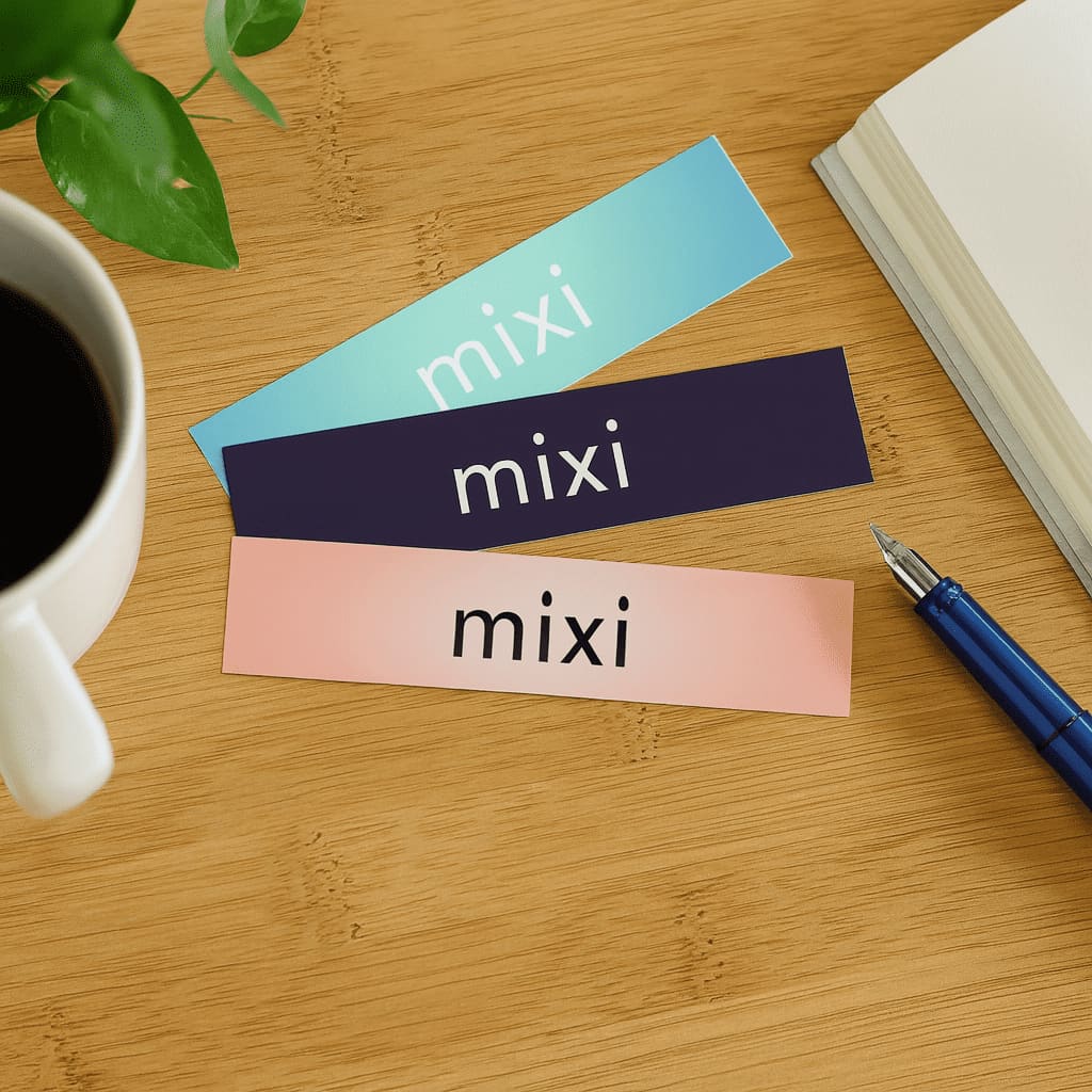 Gloss Paper Sticker (50 x 210mm) - GPS102 Image