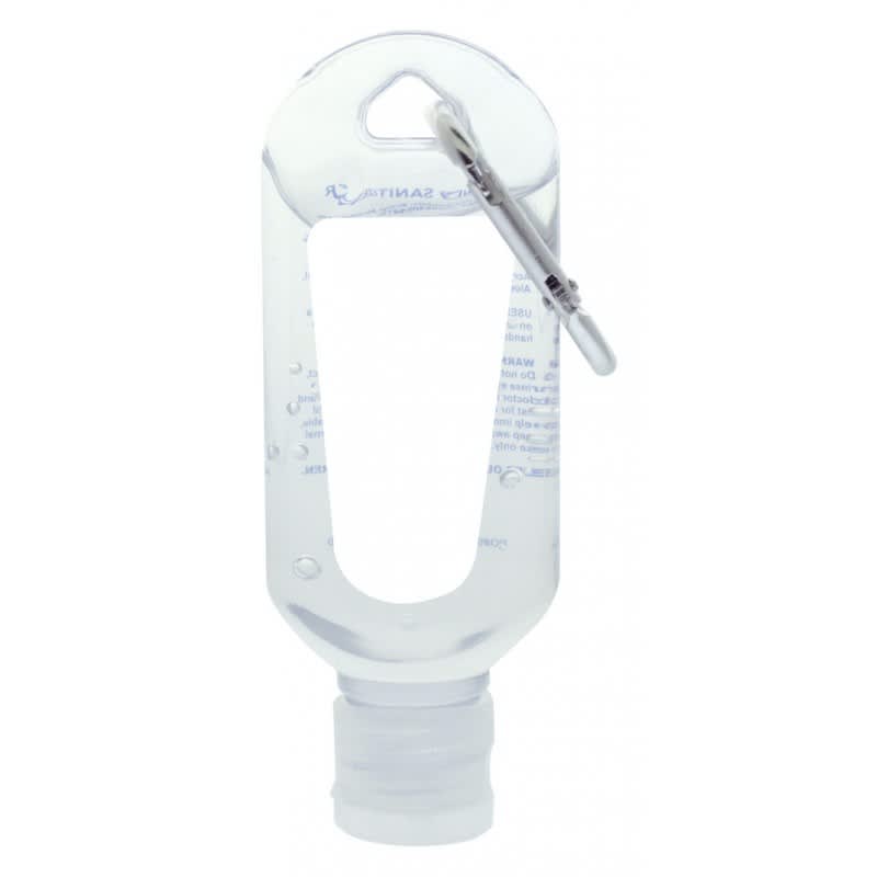 60mL Hand Sanitiser with Carabiner - H312 Image 