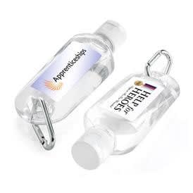 60mL Hand Sanitiser with Carabiner - H312 Image 