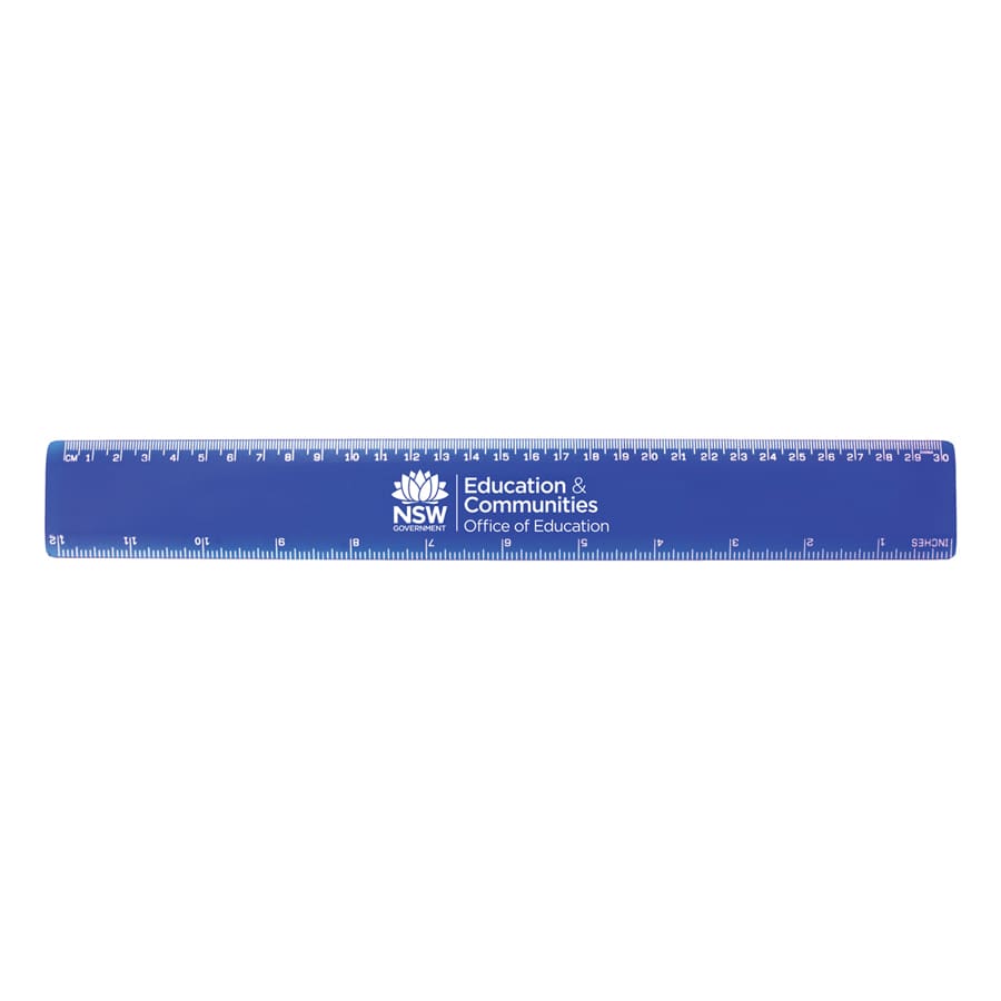 30cm Plastic Ruler - K113 Image 